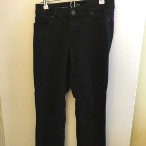 Loft, Black Jeans. Curvy Straight. Size 4 (27)